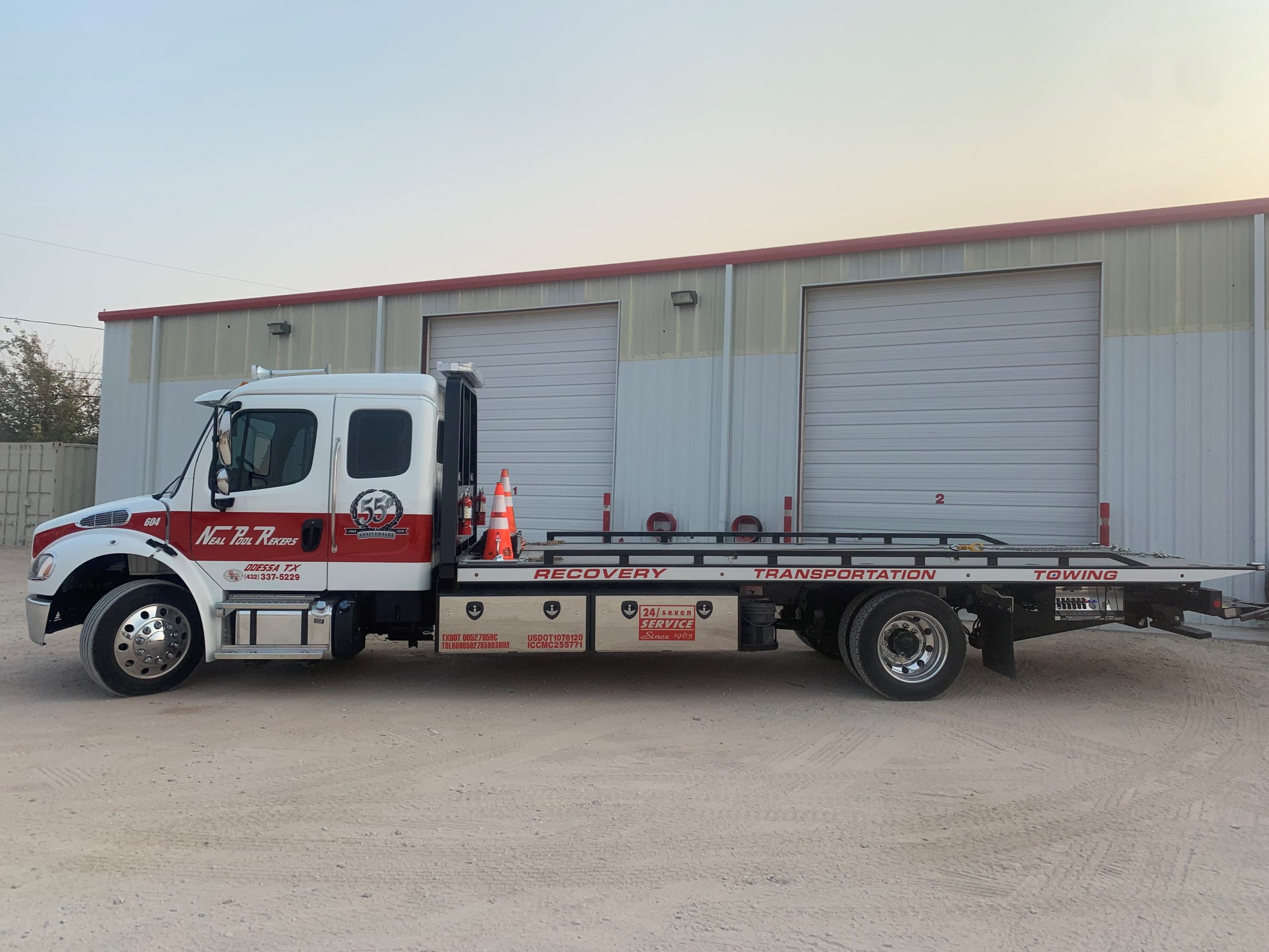 Flatbed Towing Truck